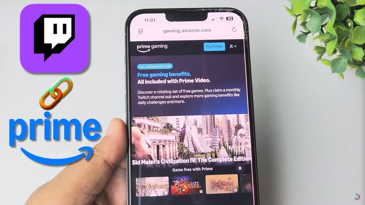 Как подключить Twitch к Amazon Prime на телефоне