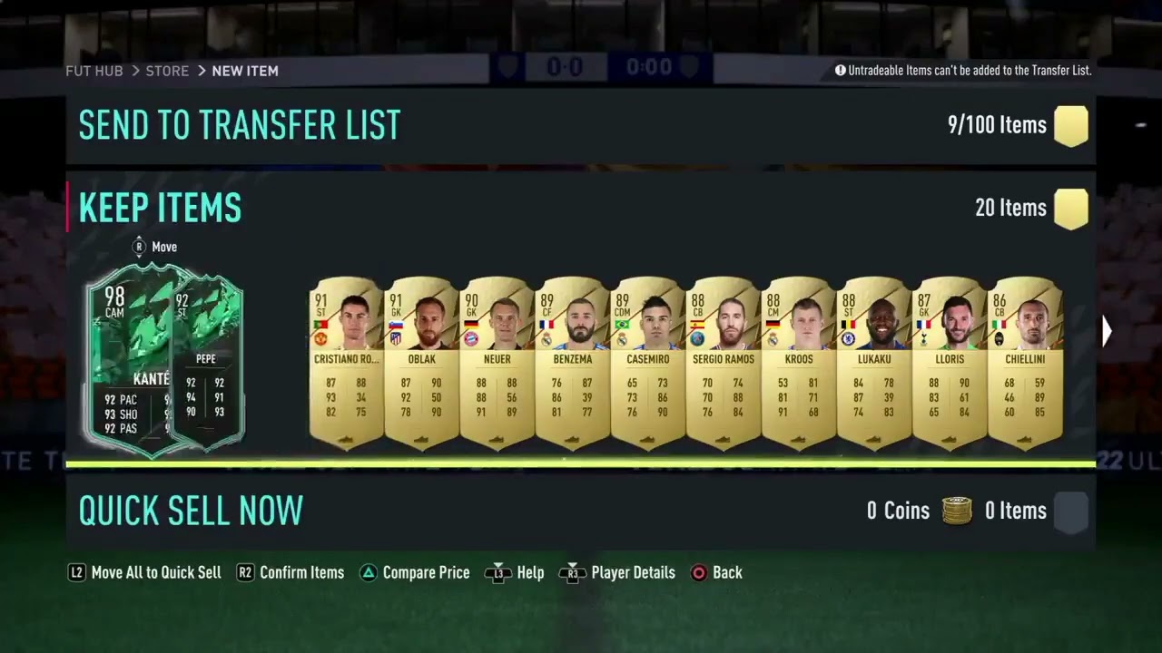 3 Shapeshifters in One Pack | 85+ x20 Summer Swaps Pack Kante, Pepe & Cordoba - FIFA 22