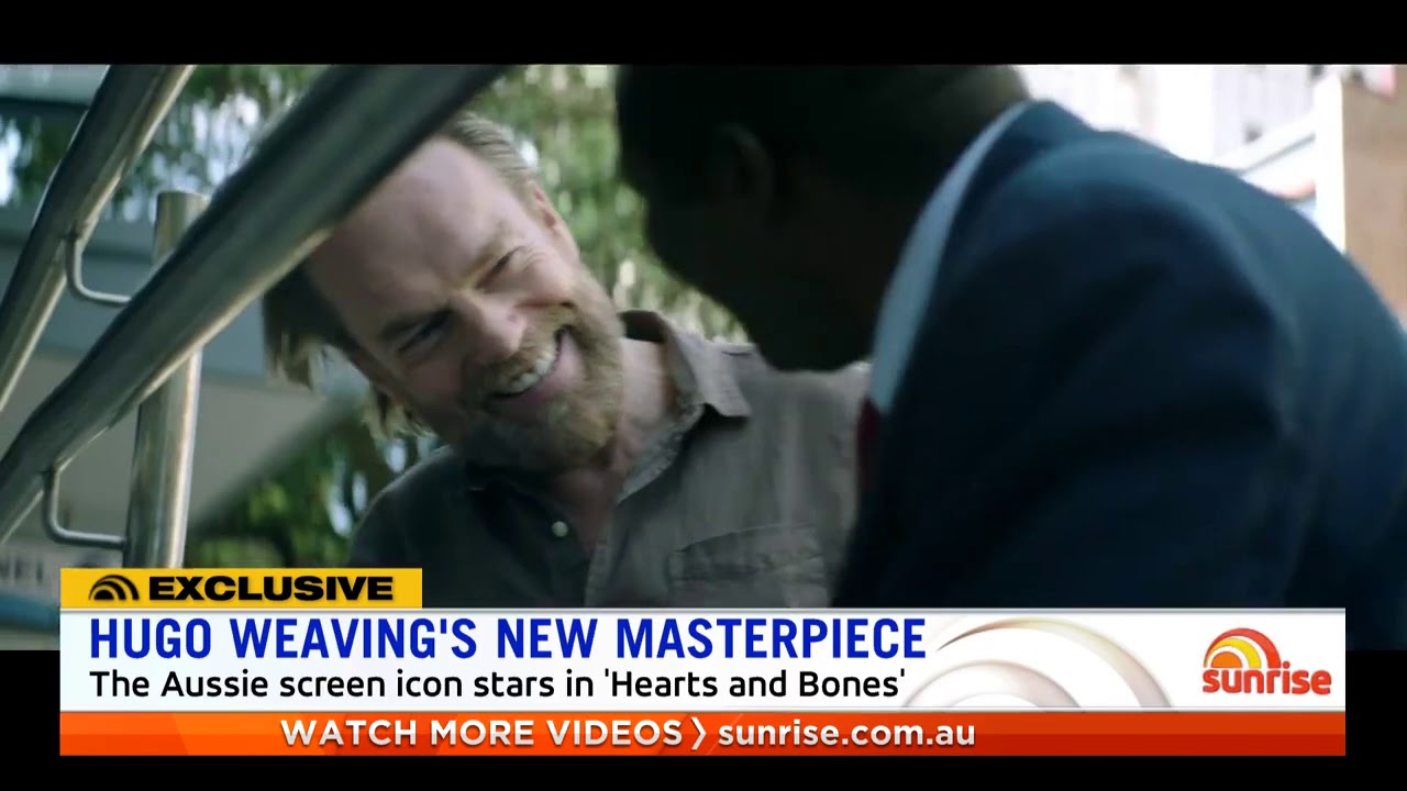 Sunrise interview with Hugo Weaving - Hearts and Bones (May 2020)