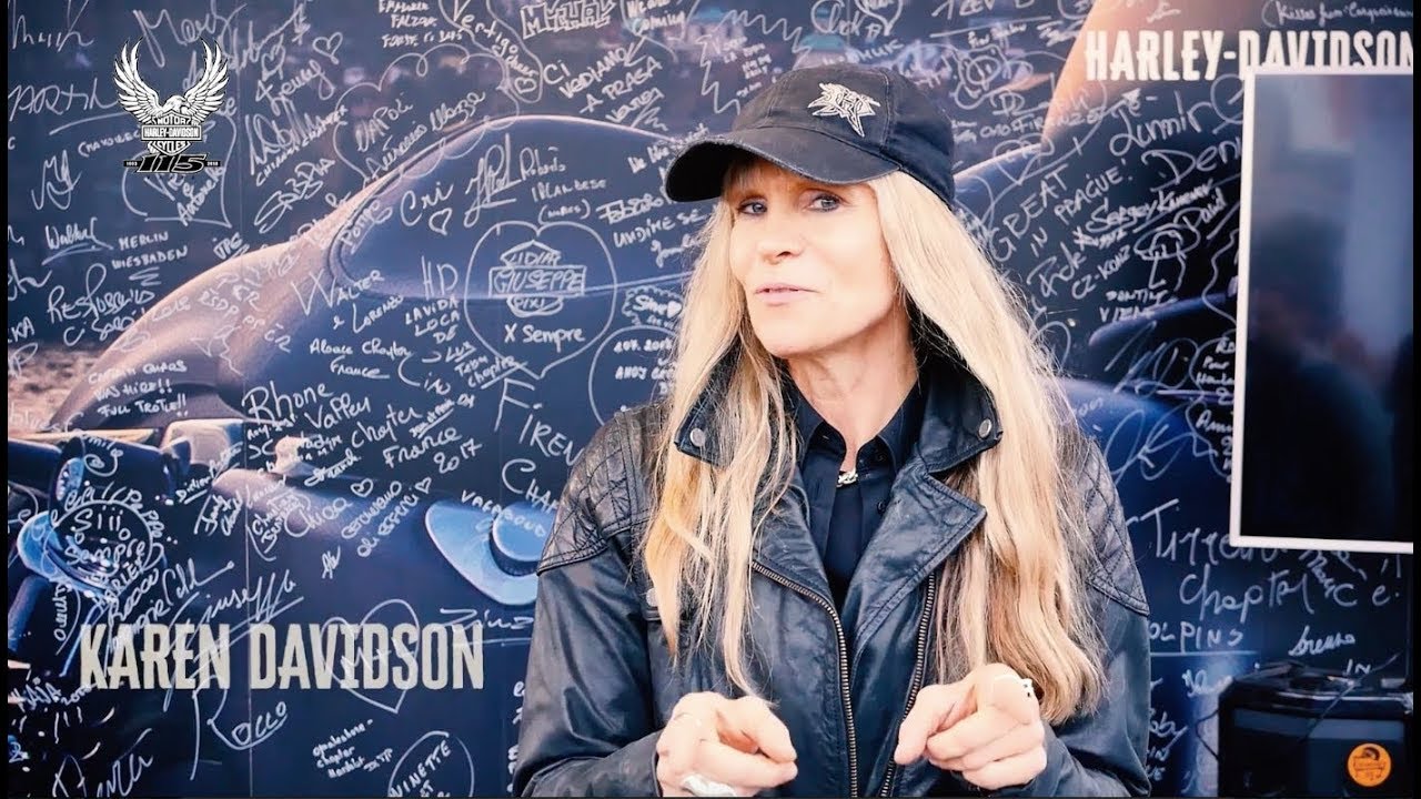 Karen Davidson on Harley-Davidson 115th Anniversary in Prague 2018