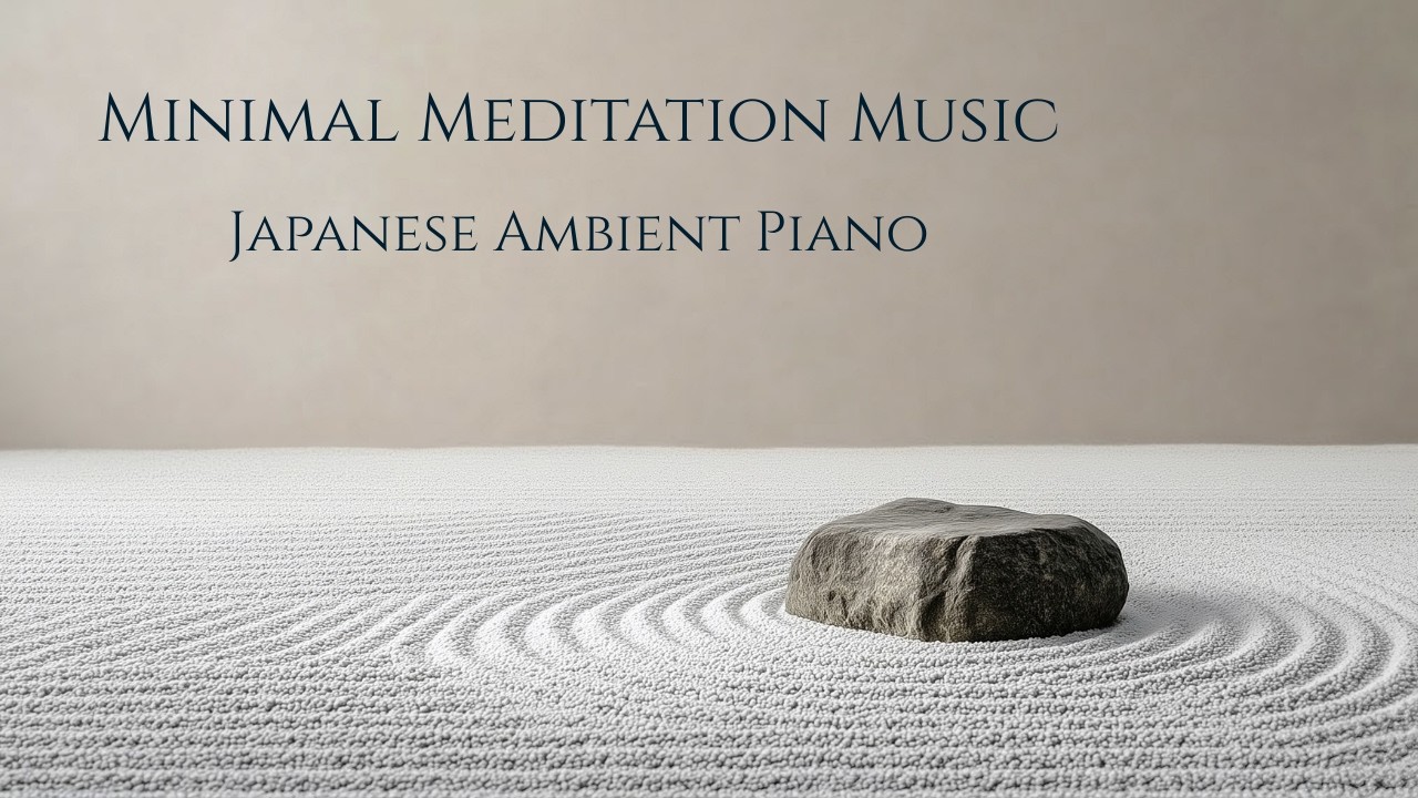 Minimal Zen Meditation Music for Deep Focus & Study | Japanese Ambient Piano