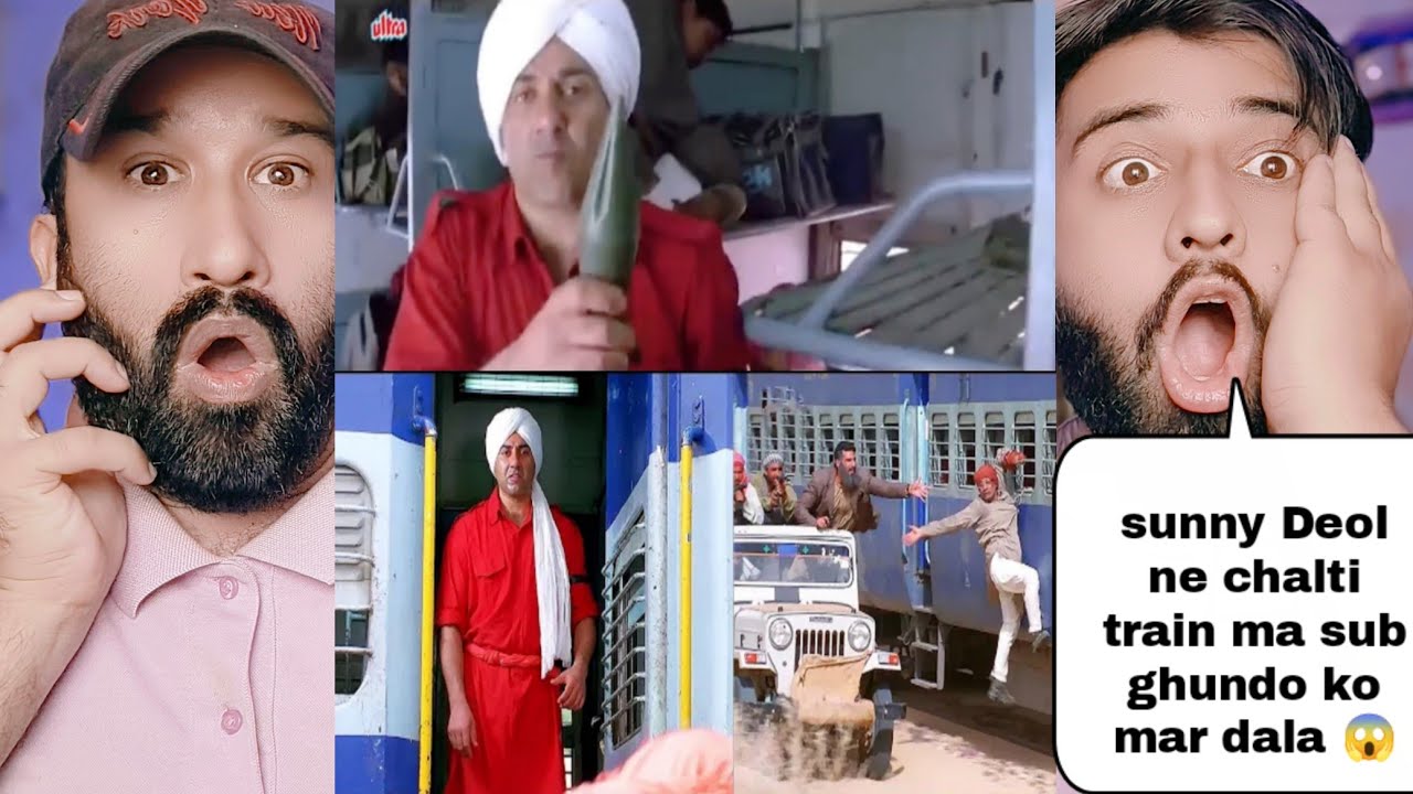 Jaal Movie | Sunny Deol Train Mass Climax Fight Scene | Pakistani Reaction |