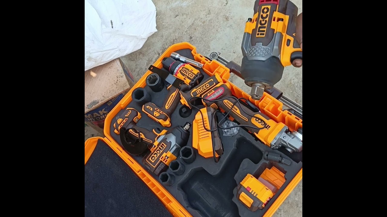 Ingco 20V Brushless Combo Kit Unboxing & Performance Test