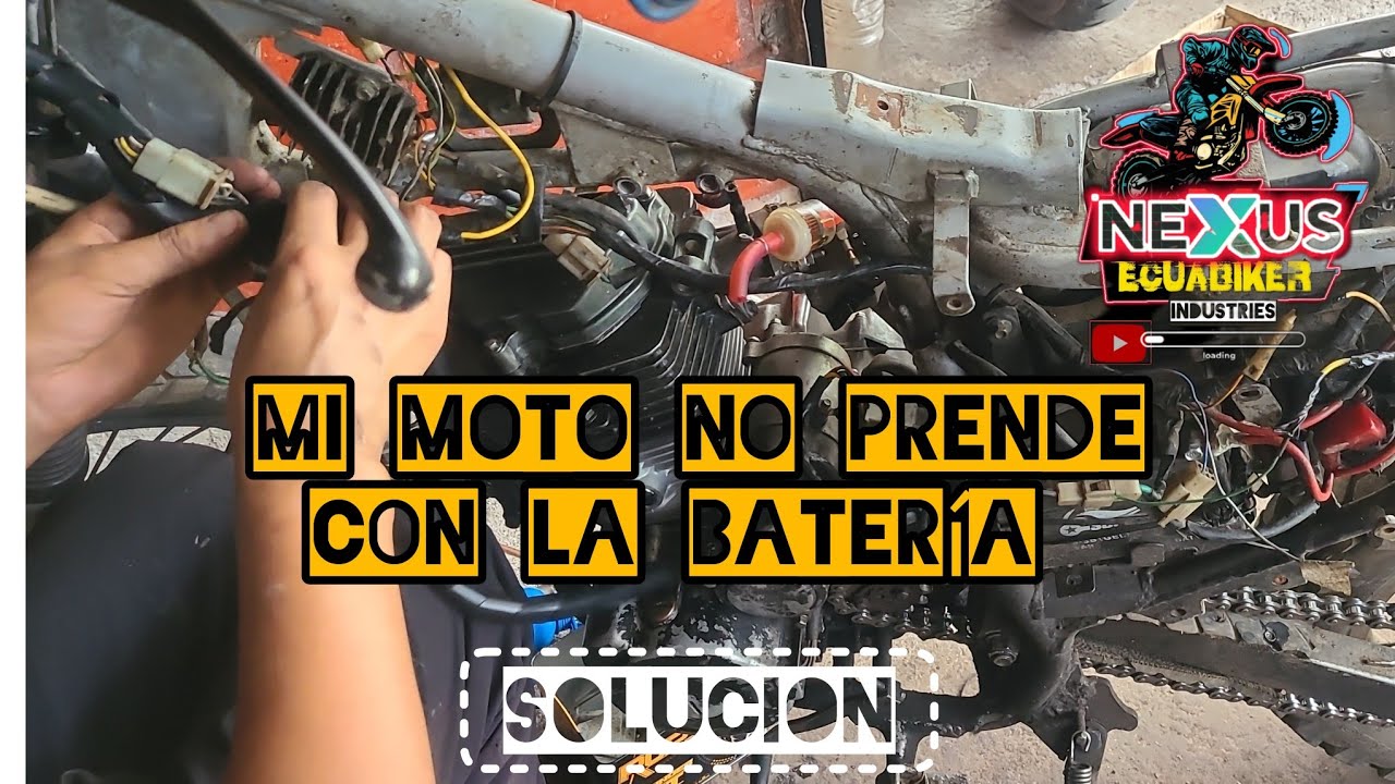 Mi Moto No prende Con el AUTOM&Aacute;TICO /(Electrico) Fallas m&aacute;s comunes /COMO PROBAR Paso A Paso.?