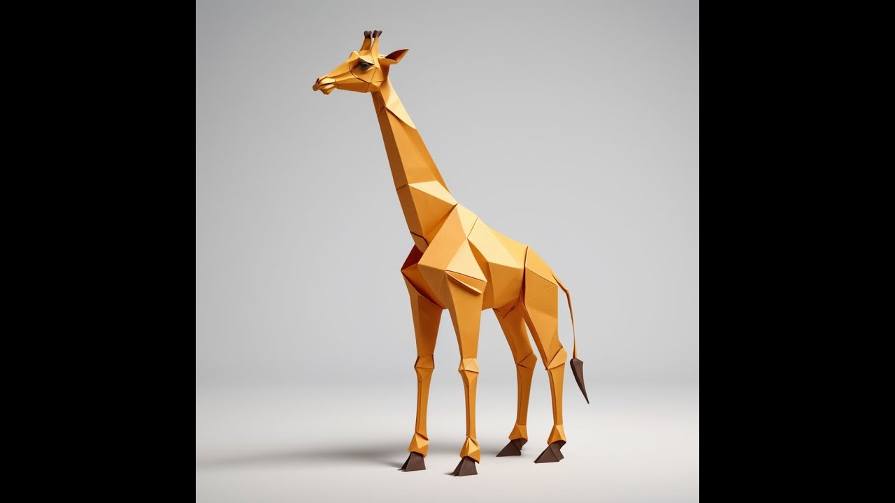 How to Make an Origami Giraffe - Fun and Easy Paper Craft Tutorial