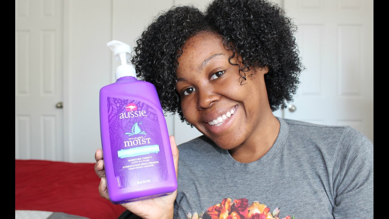 Co-Wash Routine | Using Aussie Mega Moist Conditioner