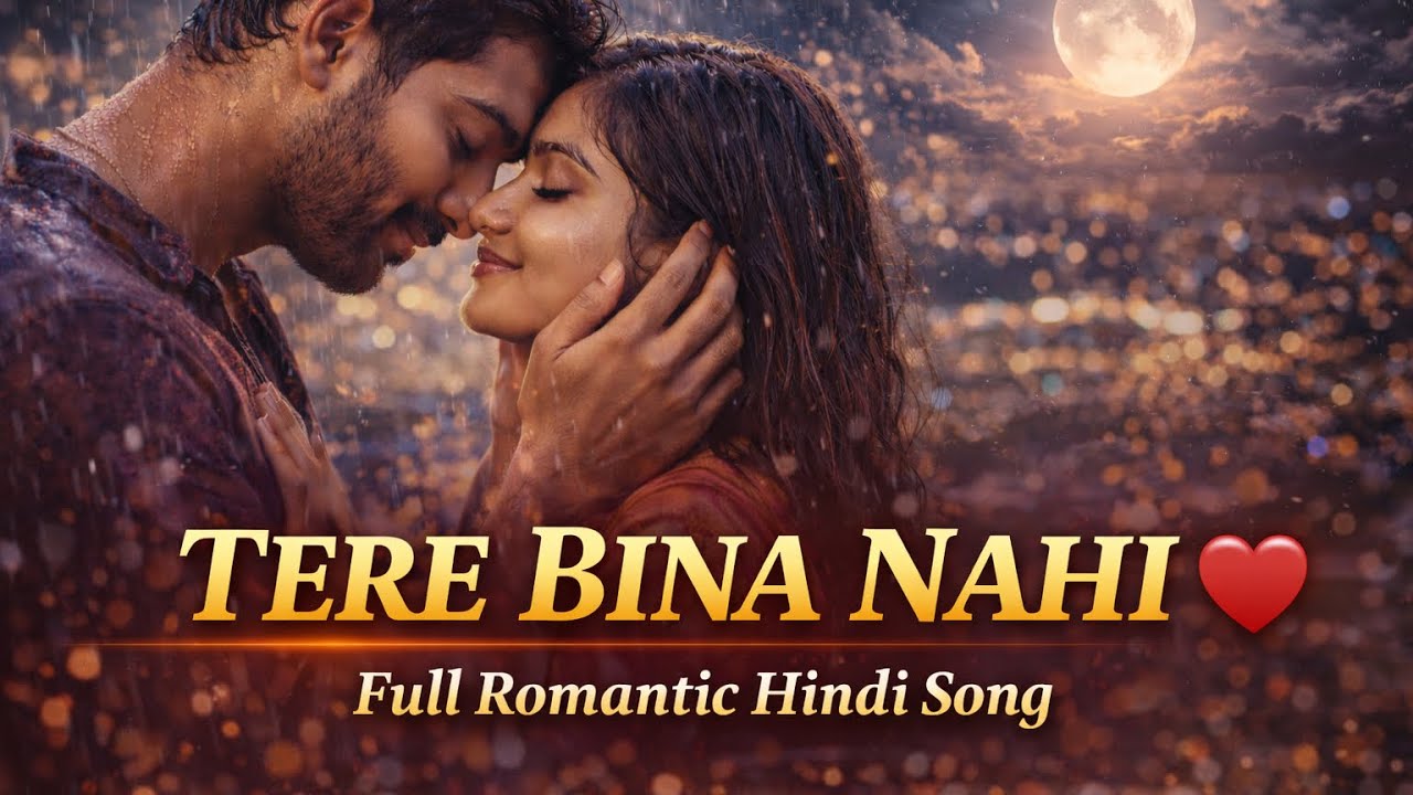 Tere Bina Nahi ❤️ | Full Romantic Hindi Song | Moonlight Love Story