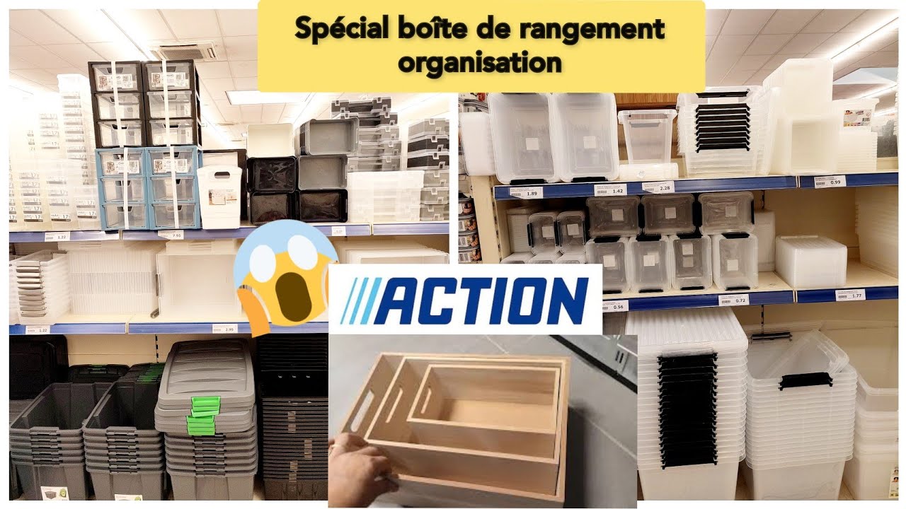 ACTION ARRIVAGE 😱 BOÎTE DE RANGEMENT , ORGANISATION ⚠️ 22-10- 2021