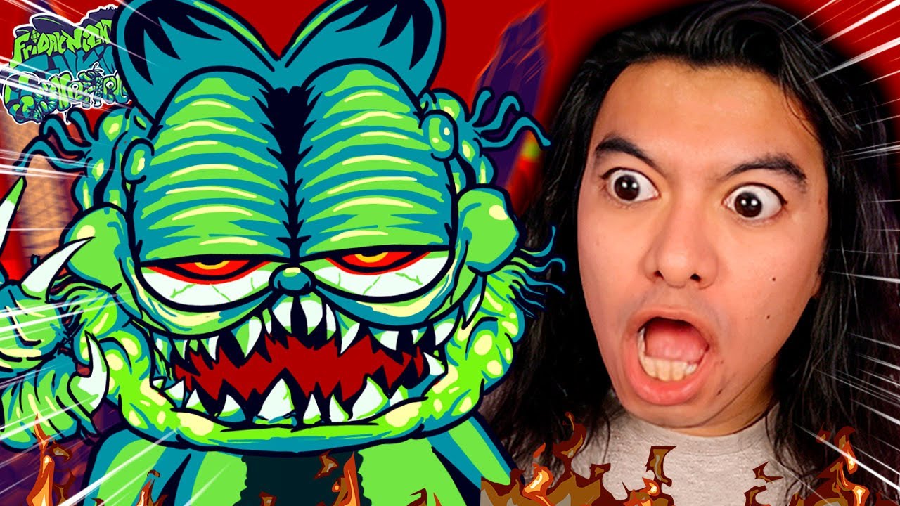 GORDOFIELD HA VUELTO Y YO APENAS LO JUEGO DASITO FNF VS GOREFIELD V2 PARTE 1
