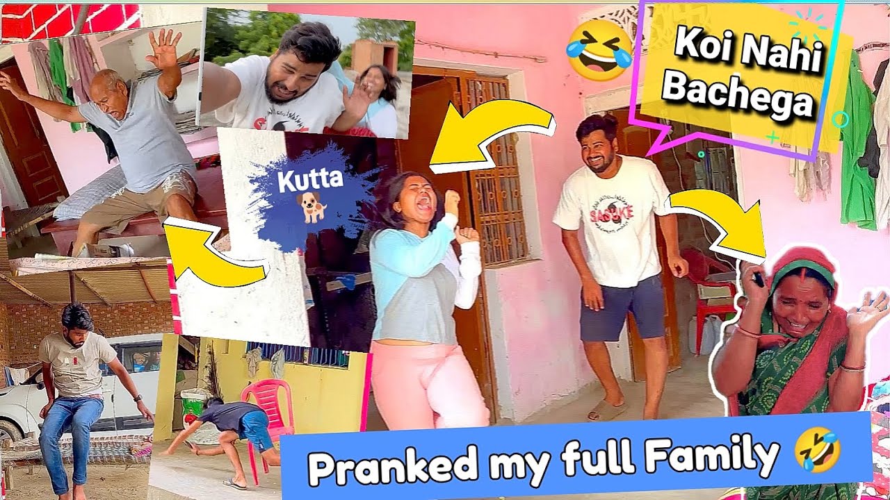 Prank on full Family For 24 hours 😂 Super Duper Funny 😂