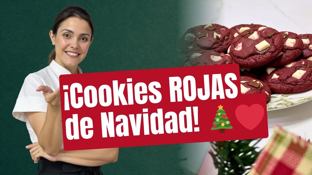 Red Velvet Cookies que SE VENDEN SOLAS en Navidad 🎄💰