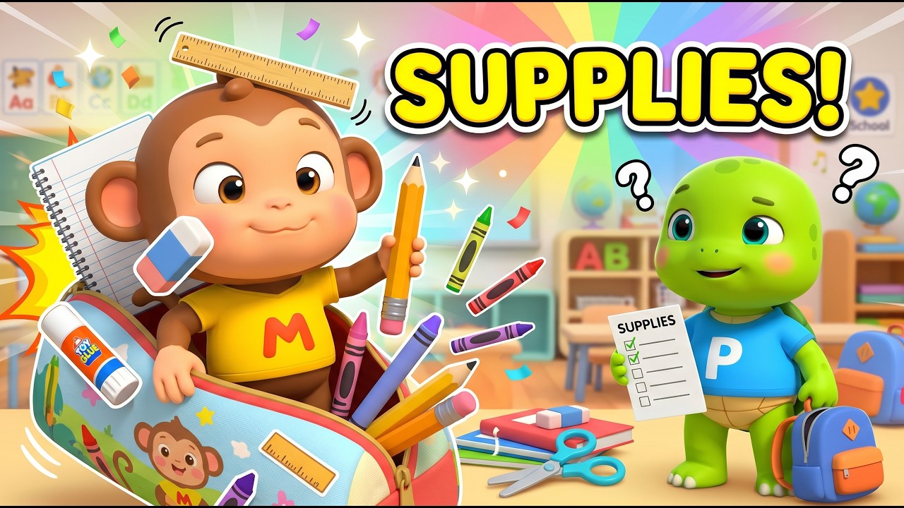 School Supplies Song 🎒✏️ | Do You Have…? Yes I Do! | Modo & Phoeniz
