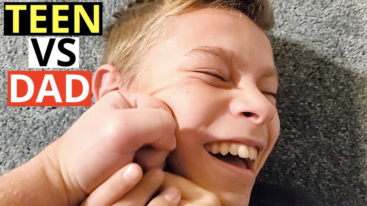 TEEN vs DAD WRESTLING!