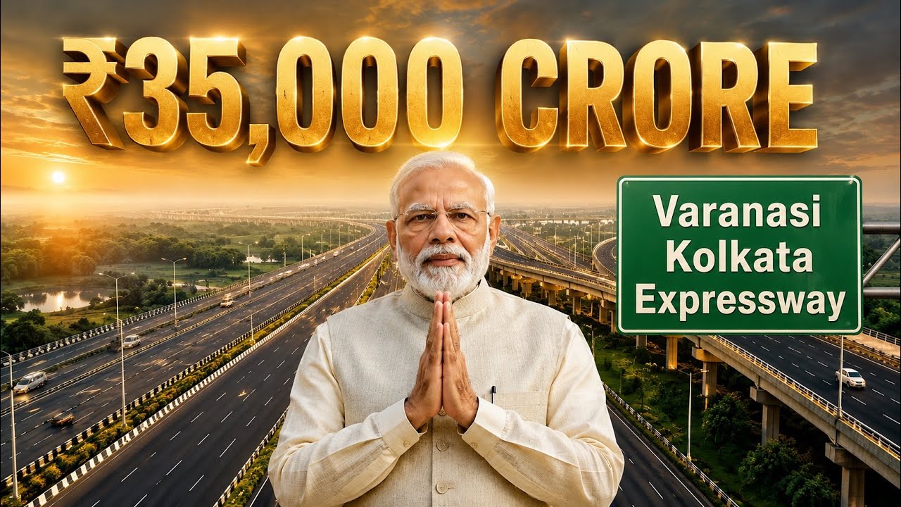 35,000 Crore Mega Varanasi Kolkata Expressway Project Details And Progress Update