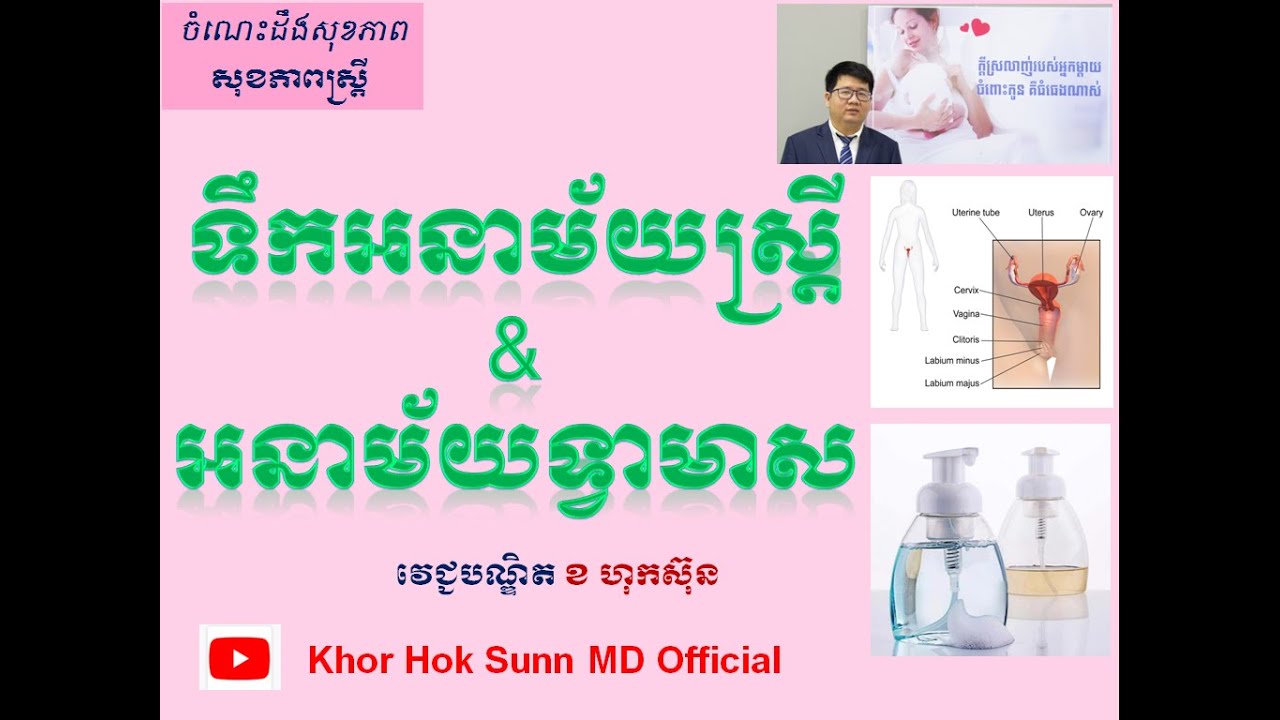 ទឹកអនាម័យស្រ្តី&អនាម័យទ្វាមាស/Women Body Hygiene l Khor Hok Sunn MD Official