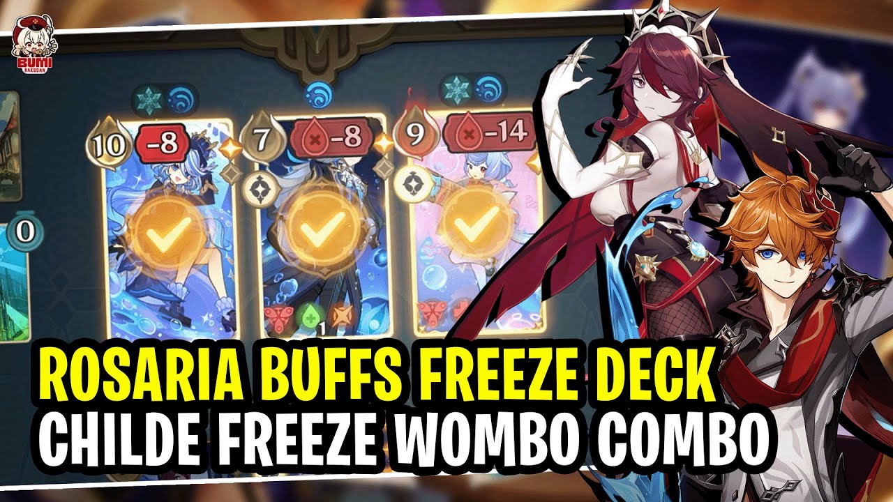 AMAZING! ROSARIA TARTAGLIA WOMBO COMBO | Genshin TCG