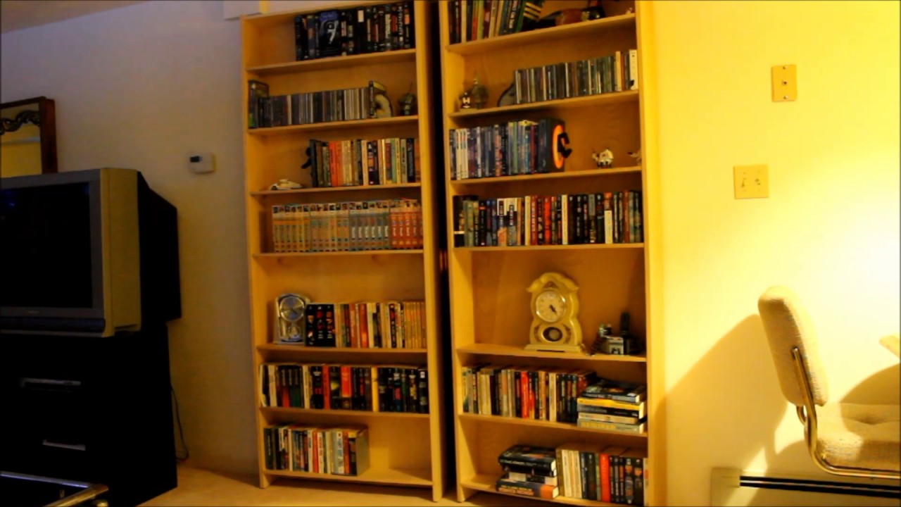 DIY Secret (Hidden) Bookcase Doors Project Using Linear Actuators