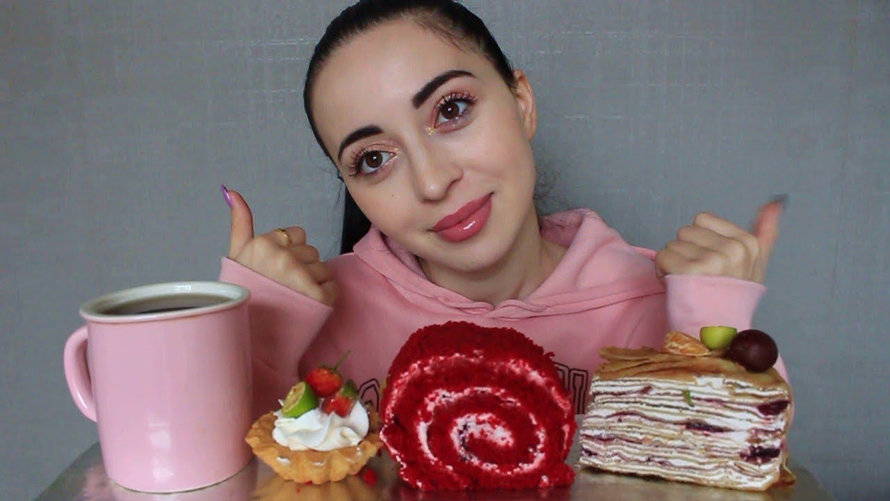 ЖИВУ ОДНА БЕЗ ГАЗА / Сладкий Мукбанк/ Ayka Emilly