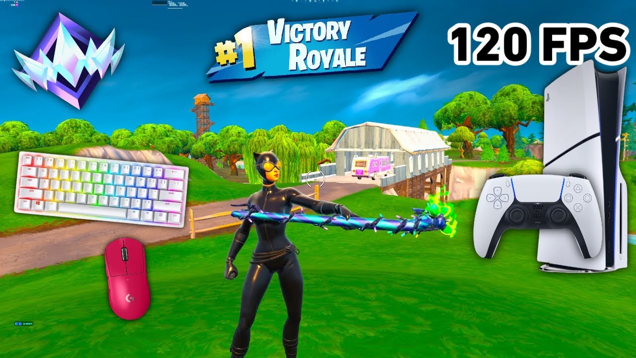 Fortnite Unreal Ranked Reload On PS5 Slim | Keyboard & Mouse Gameplay | 120 FPS | 4K