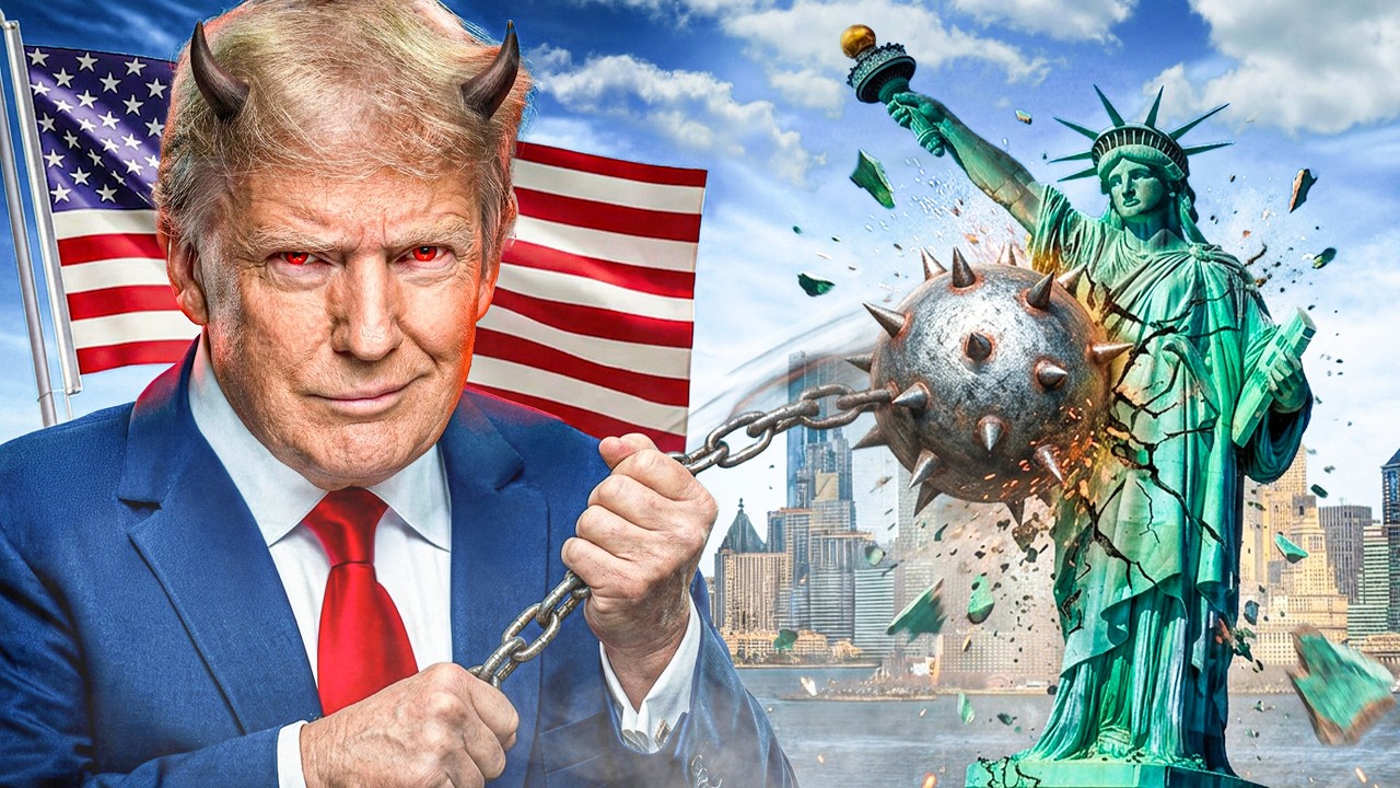 DONALD TRUMP -  MROCZNA HISTORIA BEZWGLĘDNEGO PREZYDENTA USA