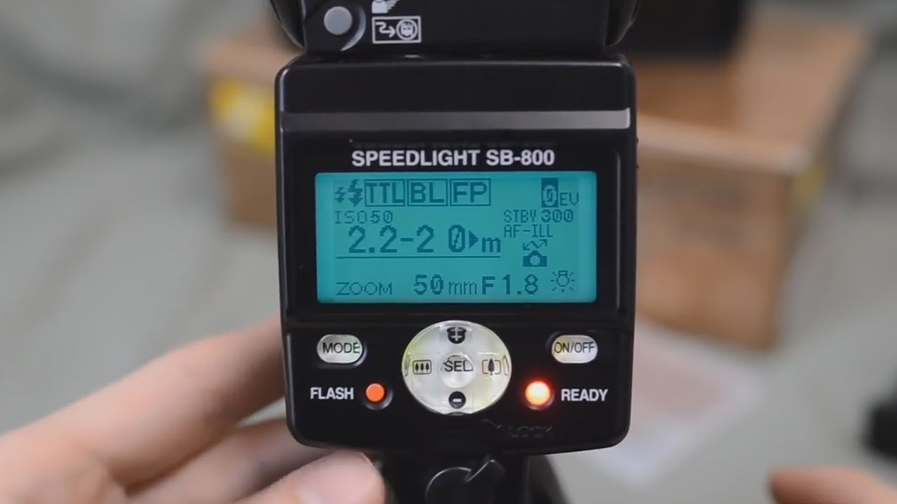 Обзор базовой вспышки Nikon SB-800 Speedlight