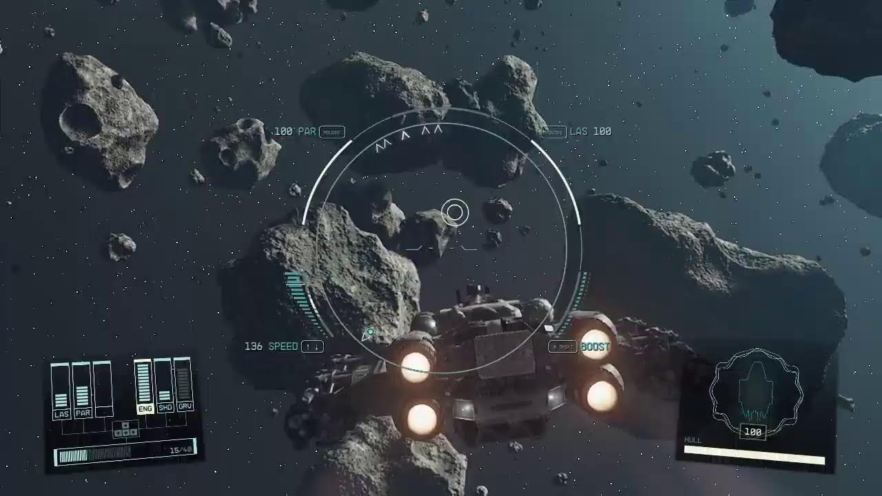 Newtonian flight model in Starfield