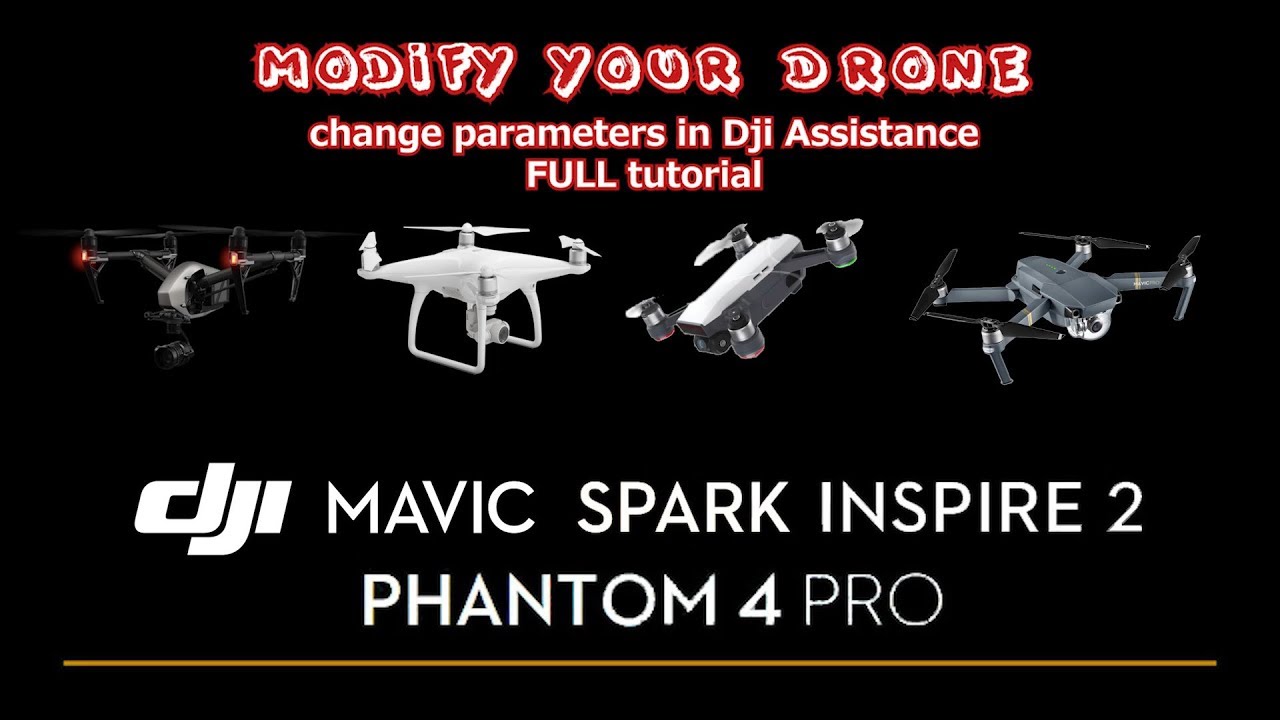 Dji Drones TUTORIAL - Change your drone parameters!