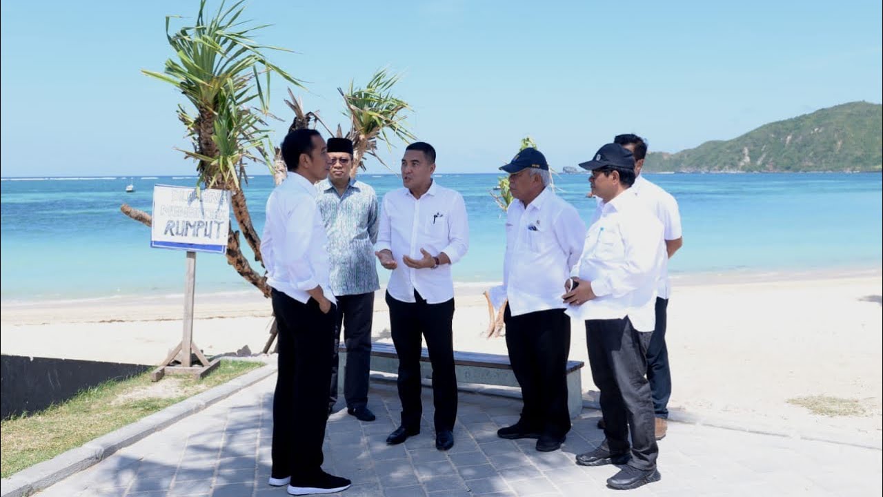 Presiden Jokowi Tinjau Kawasan Ekonomi Khusus Mandalika, Lombok Tengah, 17 Mei 2019