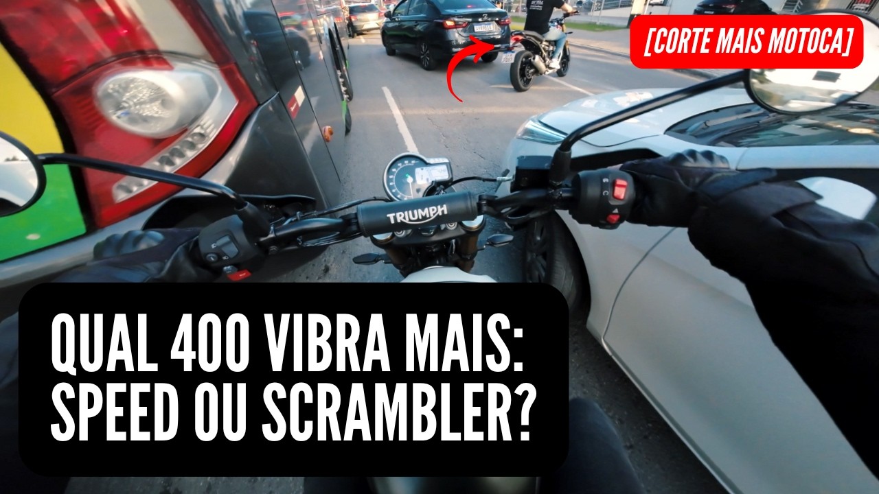 Fui na Triumph testar a Scrambler 400x, veja no que deu!