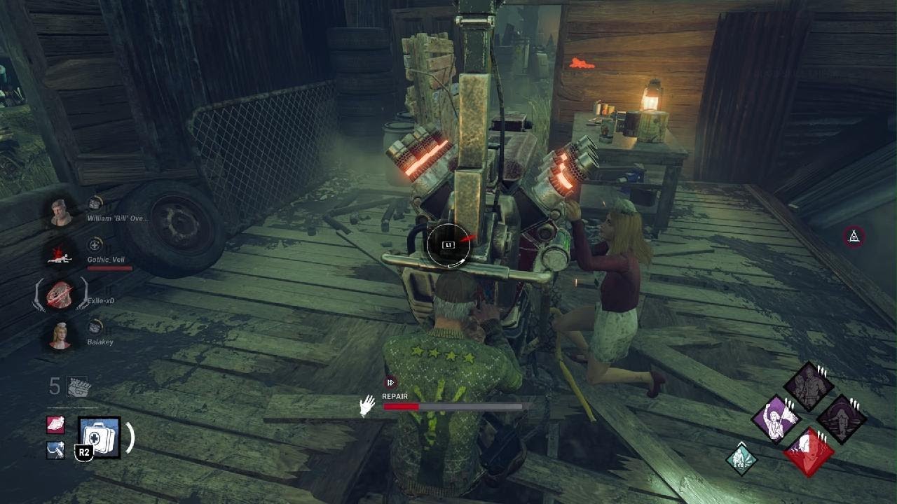 Dead by Daylight Pyramid Head vs Bill and pals