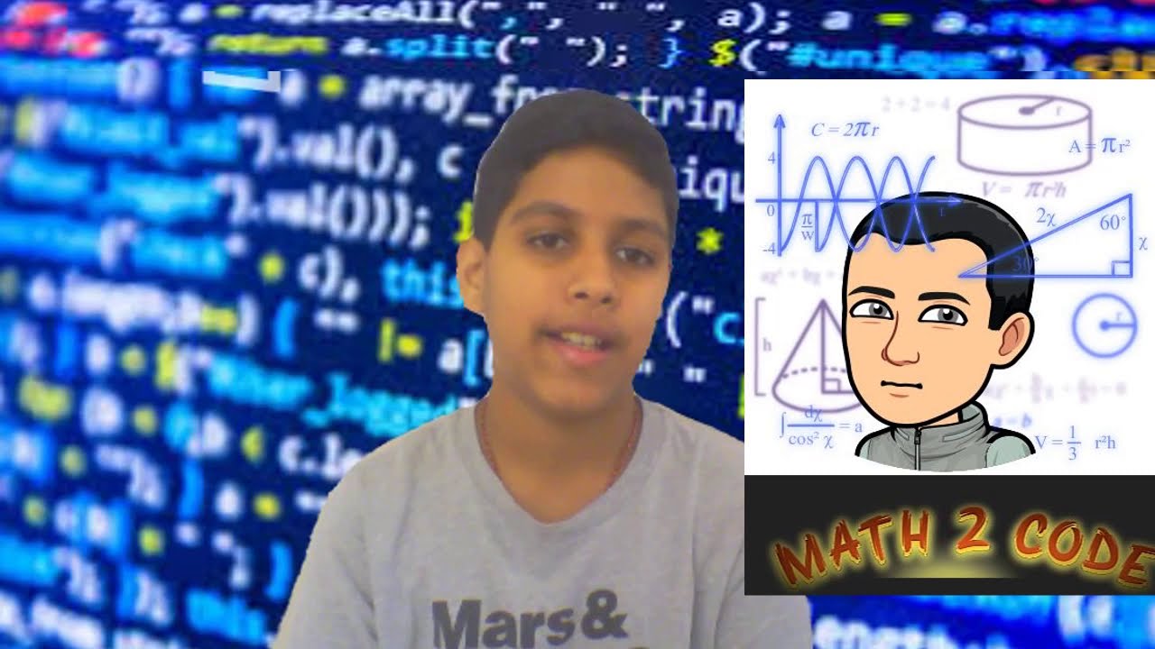 Math 2 Code with Python - New Series Introduction by Srithan Rudrangi