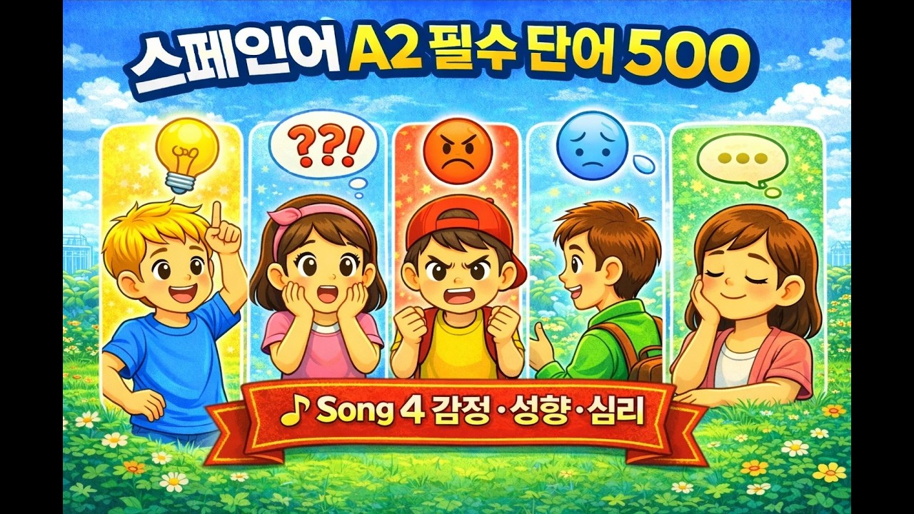노래로 공부하는 스페인어 A2 필수단어 500_4