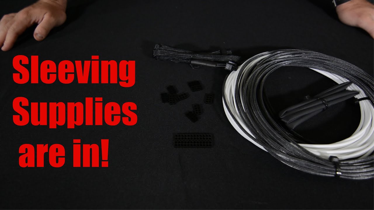 Cable sleeving supplies have arrived! Status Update - Joes Tech Episode 5