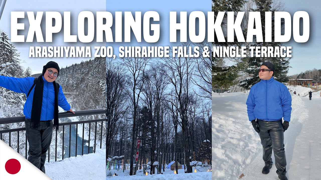 SAPPORO VLOG • Exploring Hokkaido: Arashiyama Zoo, Shirahige Falls & Ningle Terrace | Ivan de Guzman