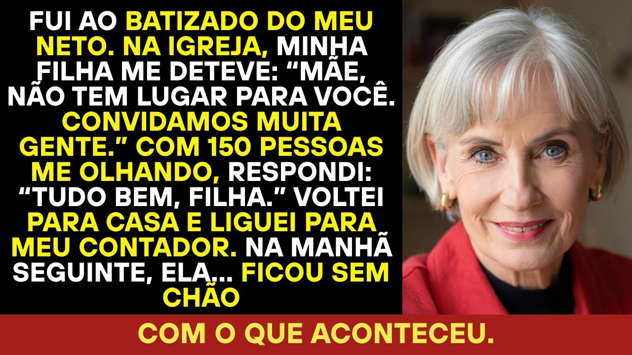 Minha filha me deixou fora do batizado: 