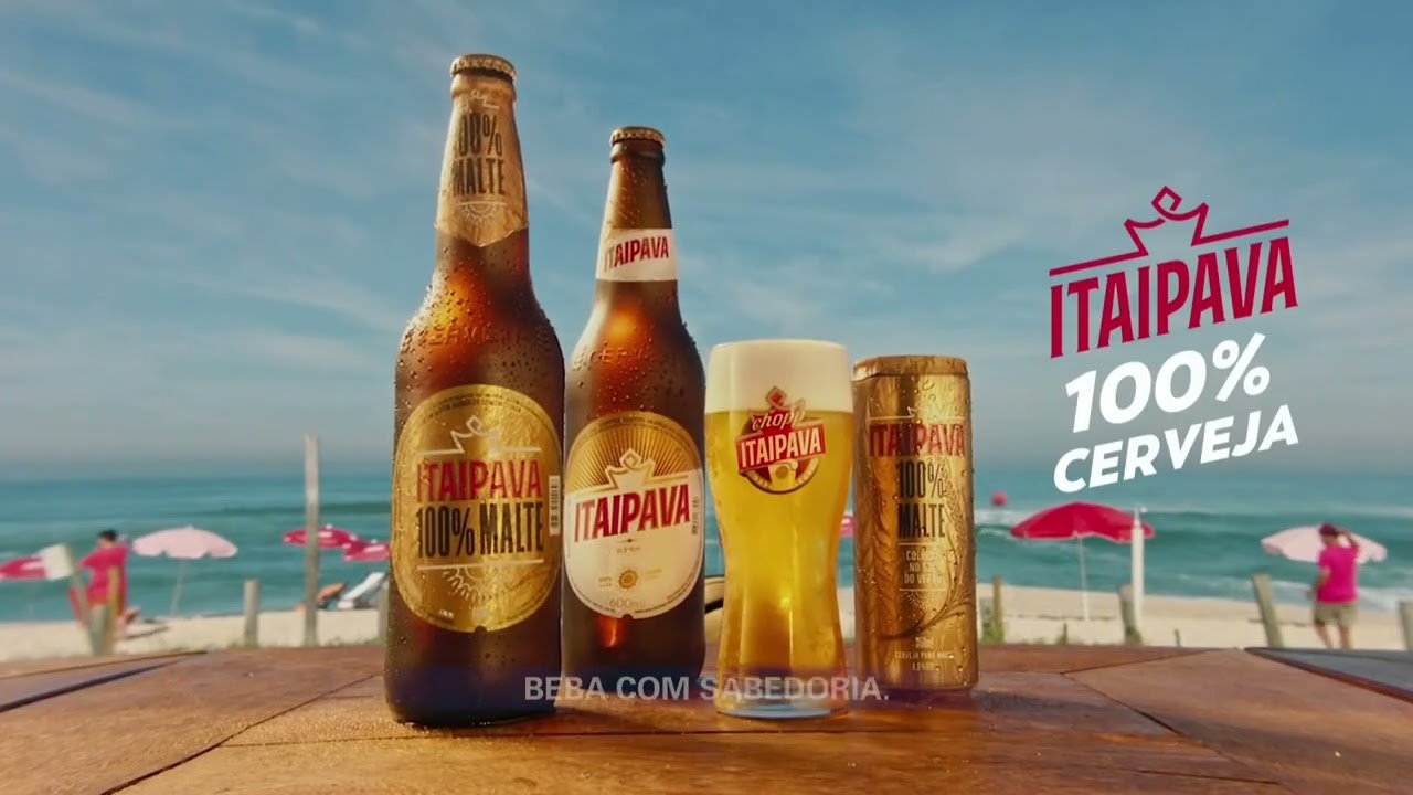 CERVEJA ITAIPAVA | 100 POR CENTO CERVEJA - Propaganda estilo Tik Tok -  2022 - Comercial de TV
