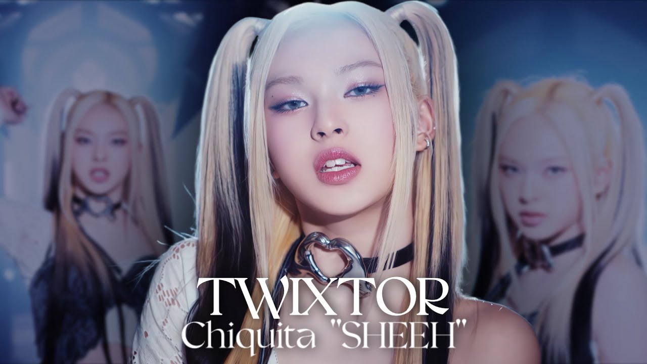 SLOWMO Twixtor CHIQUITA | BABYMONSTER - ‘SHEESH’ TEASER ae topaz quality clips for edits