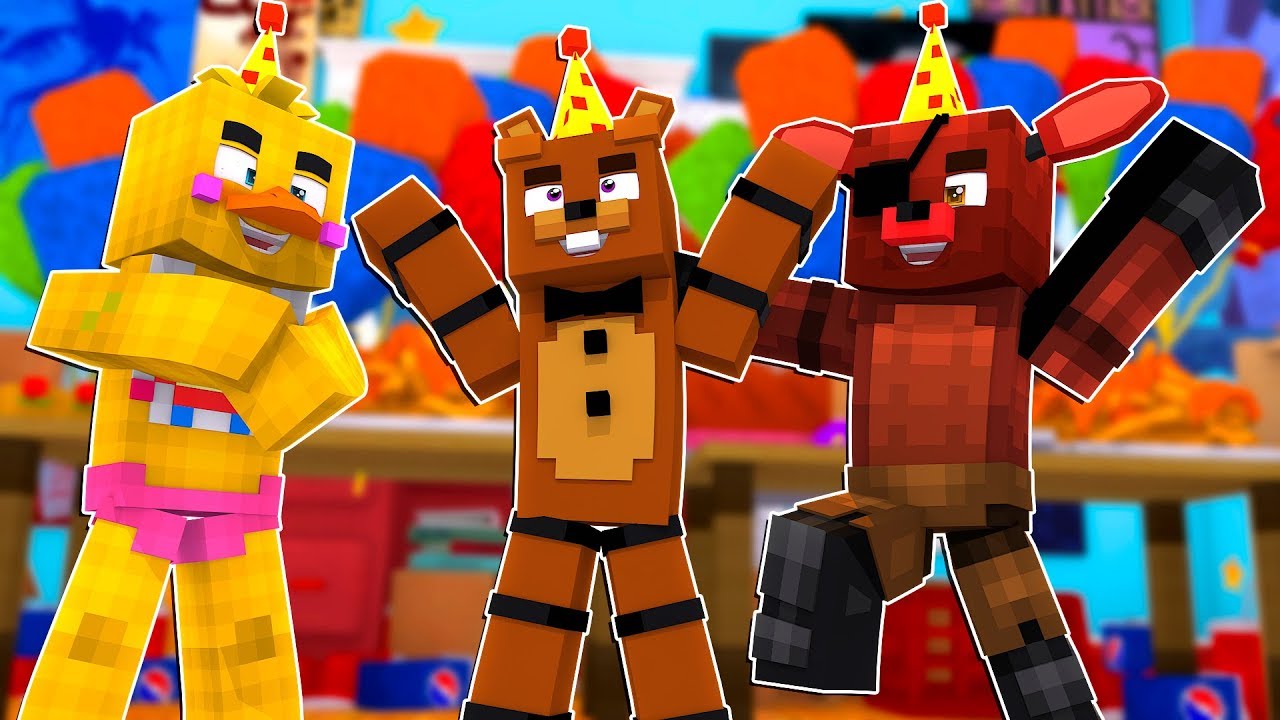 Freddy Fazbear's BIRTHDAY Party! | Minecraft FNAF Roleplay
