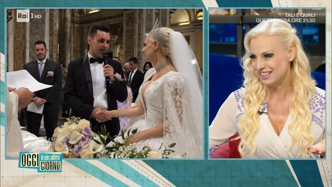 Cristiana e Massimiliano: prima volta in tv da sposi - Oggi è un altro giorno 23/06/2023