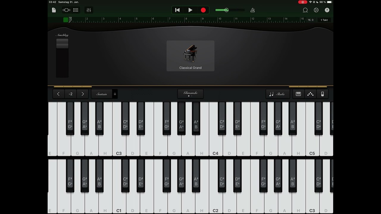 Me playing piano but I only played a melody