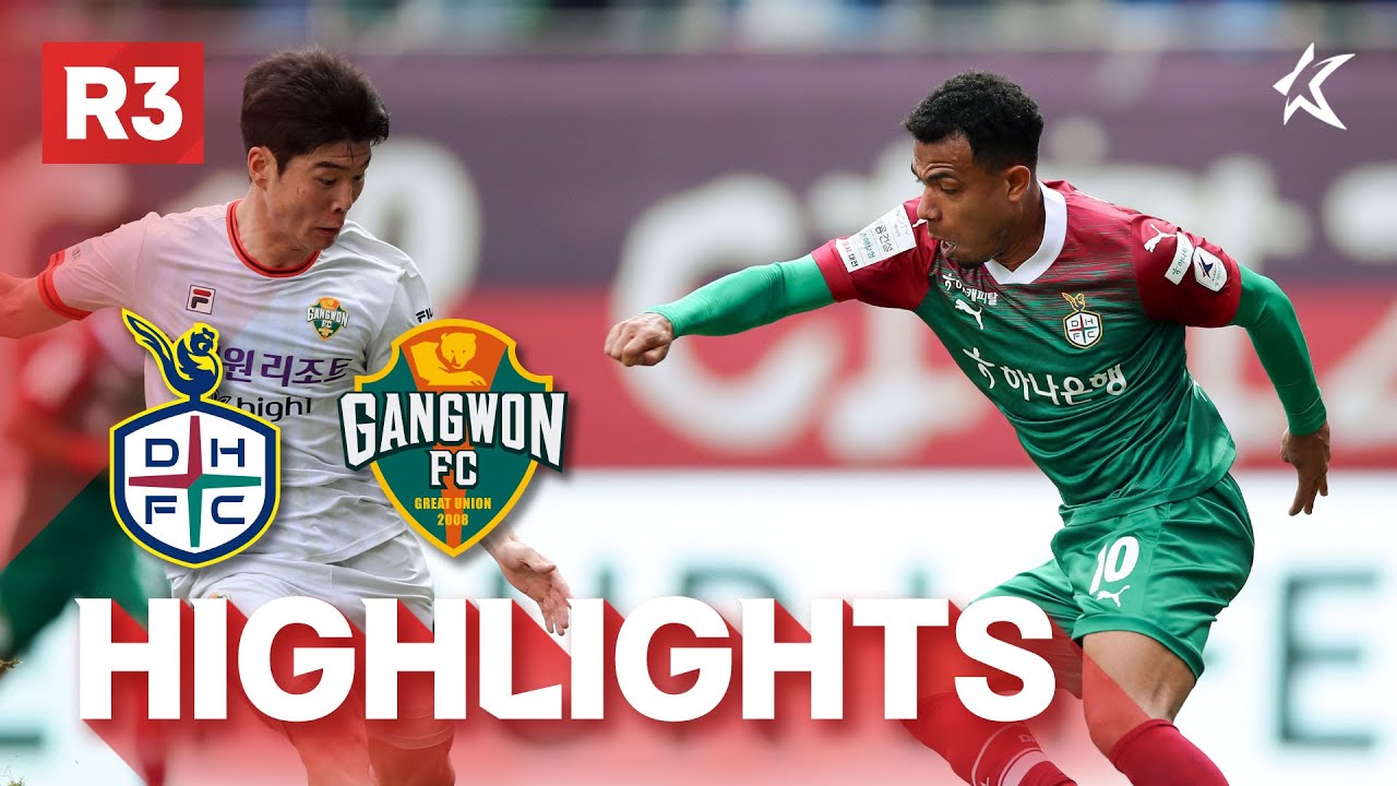 [하이라이트] 하나은행 K리그1 2024 R3 대전 vs 강원 | Daejeon vs Gangwon (24.03.16)