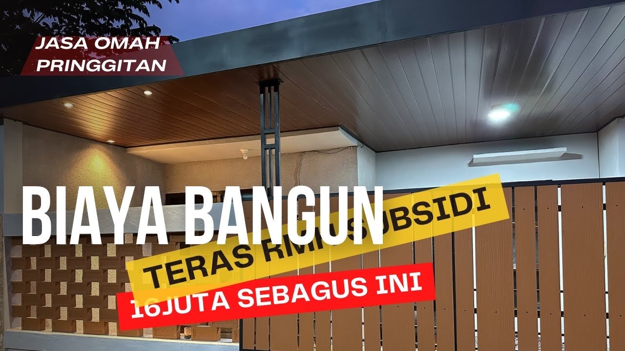 RENOVASI DEPAN RUMAH SUBSIDI TOTAL 16JT