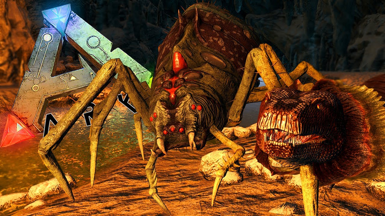 MUITA CONFUSÃO NAS CAVERNAS!!! 14 Ark: Survival Evolved Rushando The Island