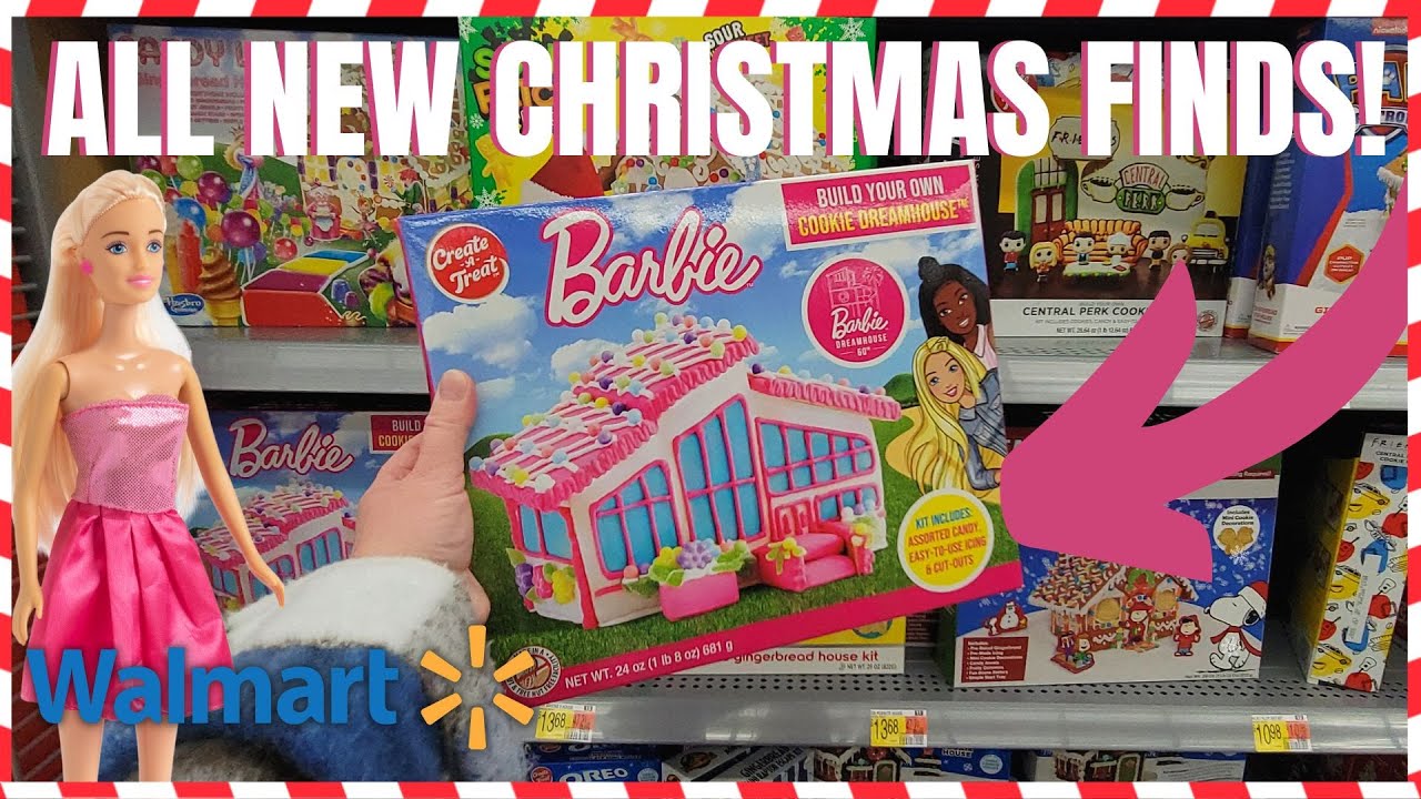 NEW CHRISTMAS AT WALMART | BARBIE GINGERBREAD HOUSE! | ALL NEW FINDS | SO Much to SEE! | 