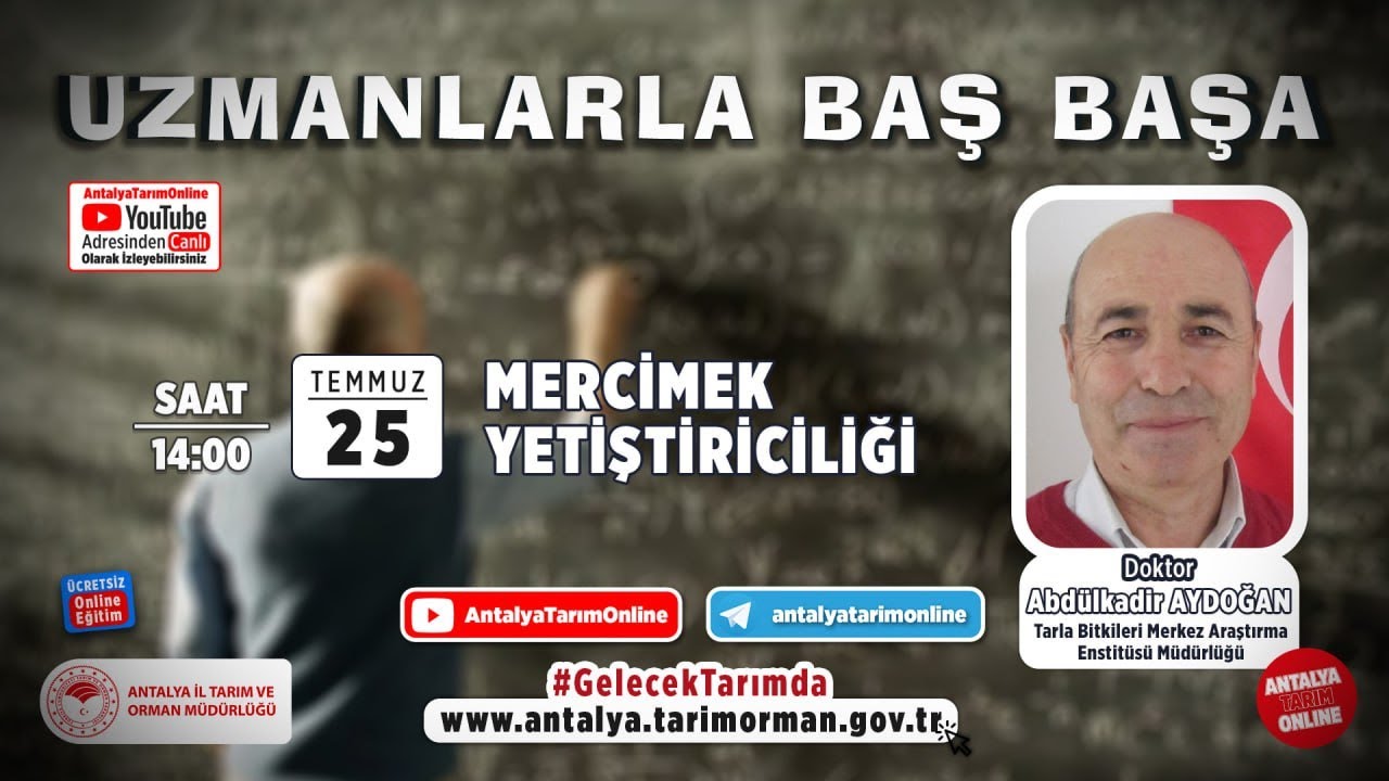 Uzmanlarla Baş Başa- Mercimek Yetiştiriciliği