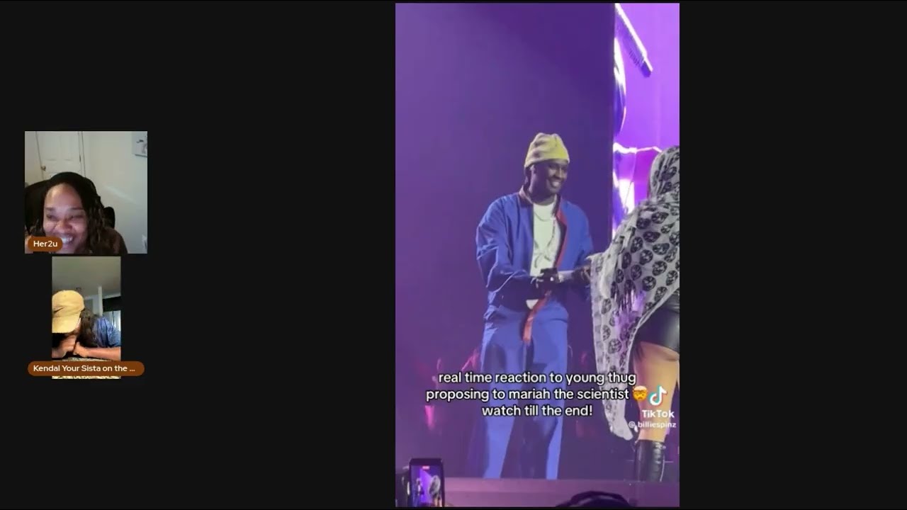🚨 FULL REACTION: Young Thug Proposes to Mariah the Scientist 🚨