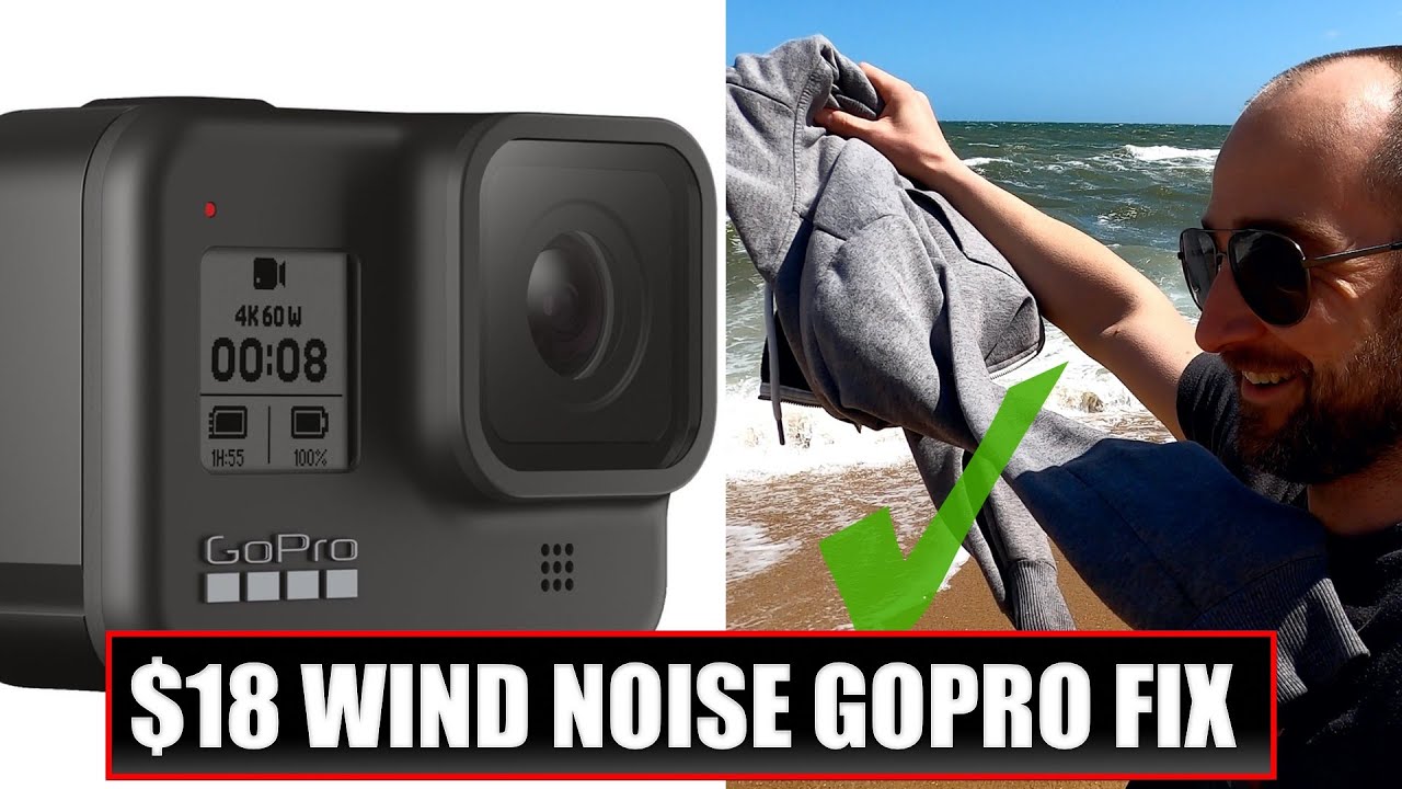 How to fix the Wind Noise on a GoPro Hero 8 Camera (on the cheap!)