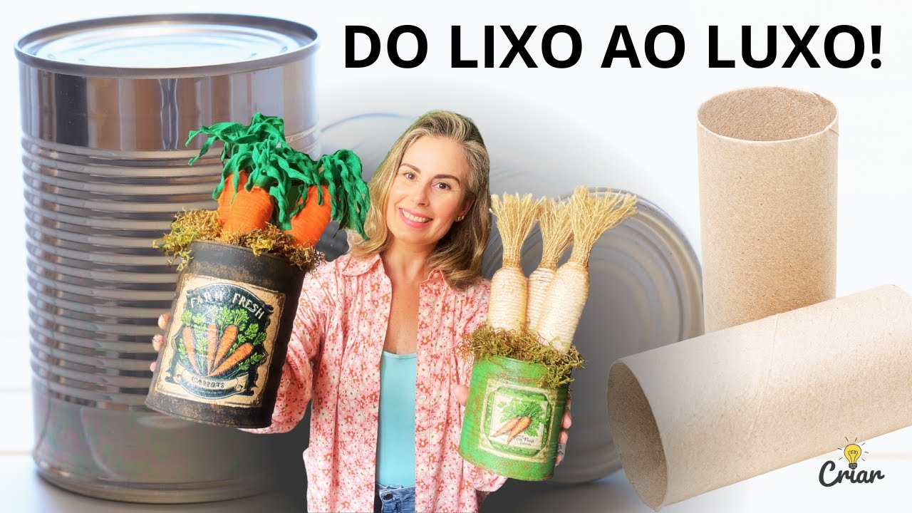 RECICLAGEM DE LATAS DE LEITE E ROLOS DE PAPEL HIGIÊNICO | Páscoa2025 | Faça você mesmo!