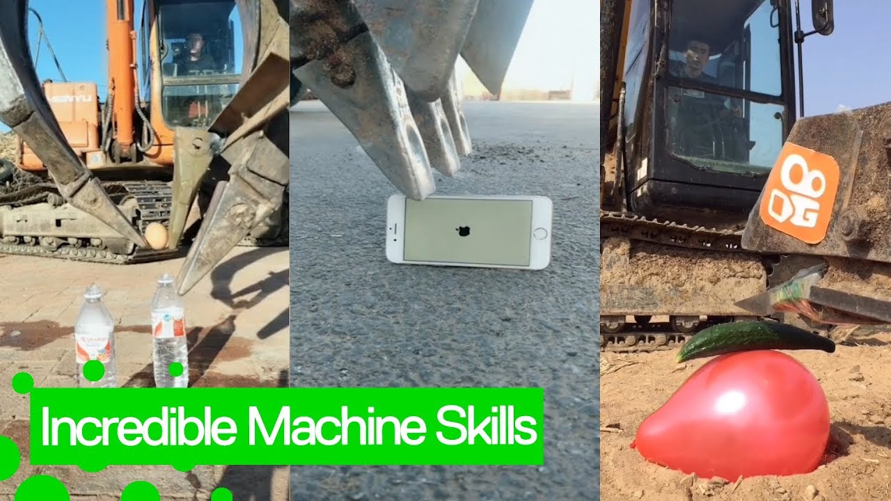 Workers With Incredible Skills Using Heavy Machinery