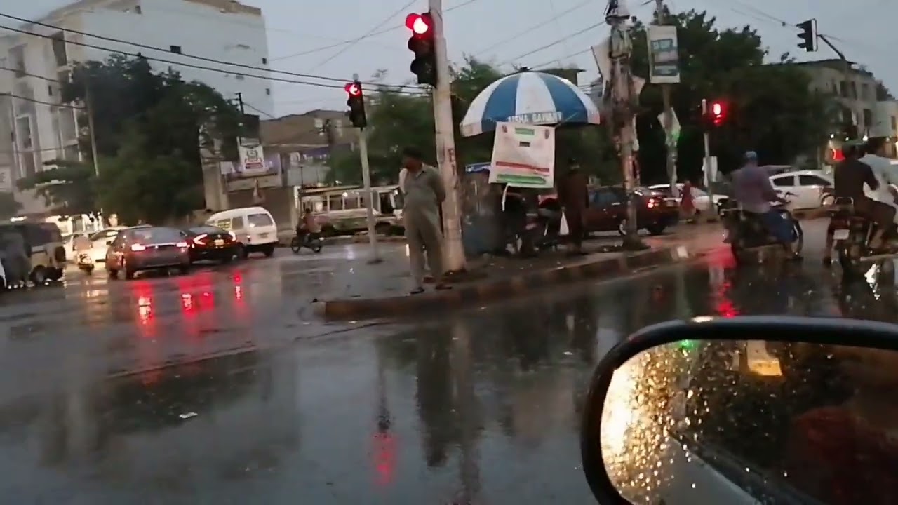 Rain in Karachi | Outing in rain کراچی کی بارش نے دل خوش کر دیا
